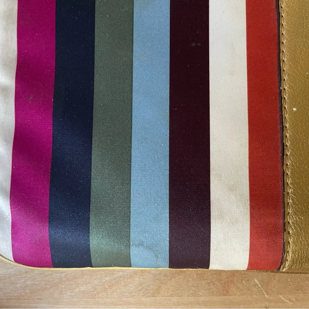 Coach Multicolor Striped and LeatherTablet IPad Case